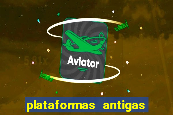 plataformas antigas de jogos